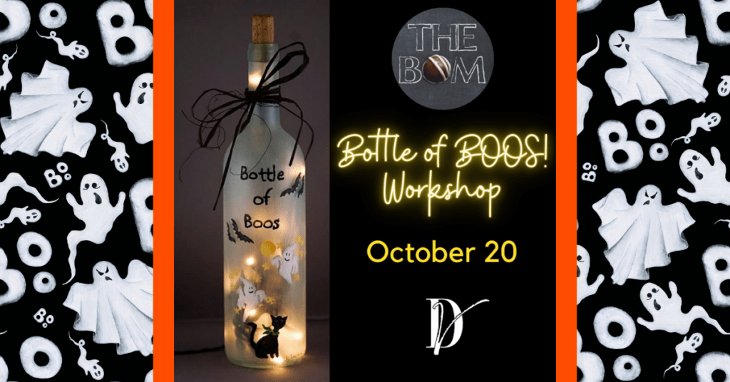 Bottle of BOOS BOM Workshop