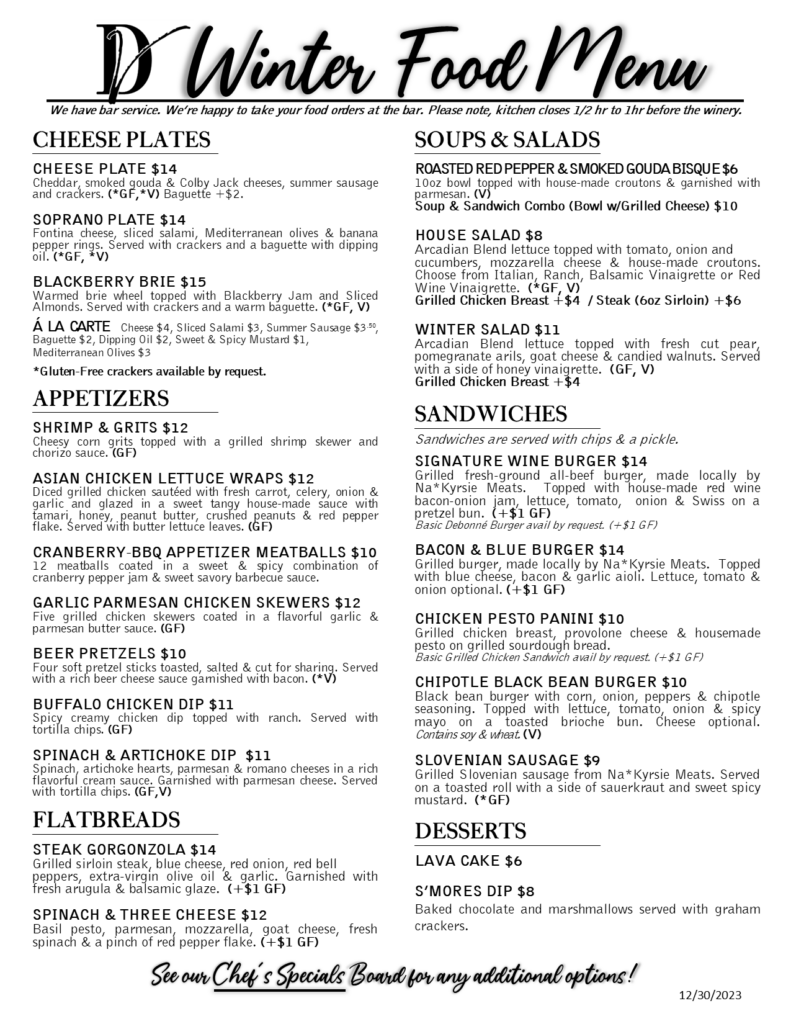 food-menus-debonne-vineyards