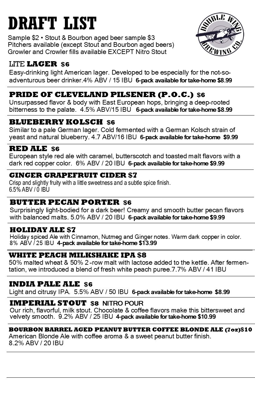 Beer Menu 021225